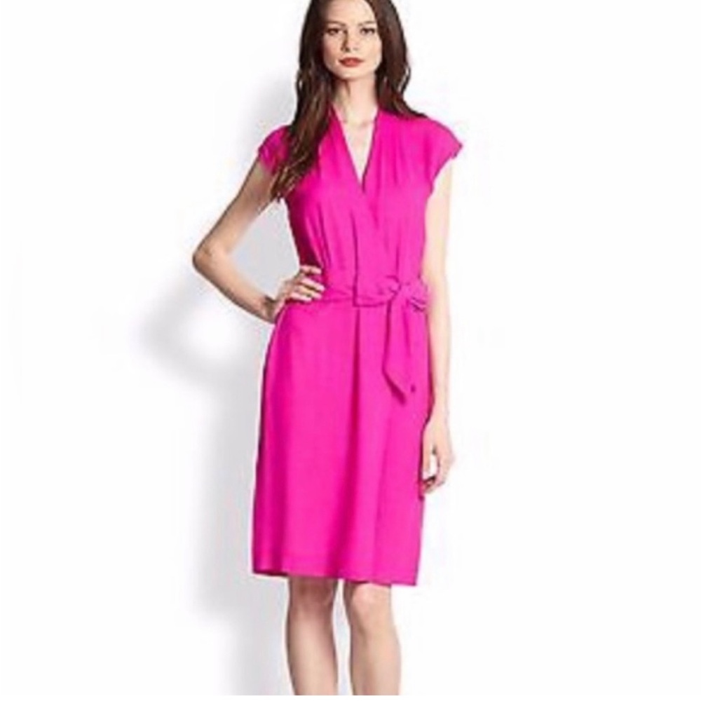 Kate Spade Hot Pink Midi Dress